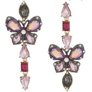Betsey Johnson | women's butterfly earrings